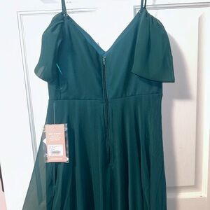 Elegant Green Women's Dress